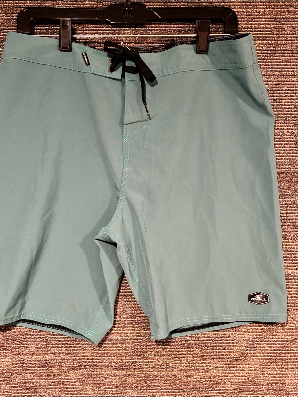 O'Neill Hyperfreak Teal Men's Swim Board shorts Sz 32